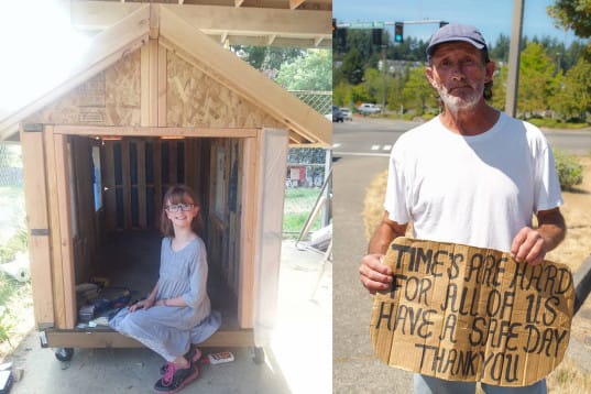 tiny homeless shelters